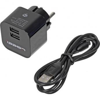 Сетевое зарядное устройство IPPON TC322BM, цвет черный